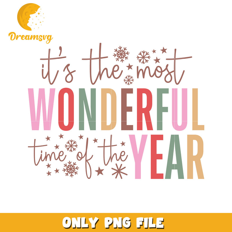 It's the most wonderful time font design png, taylor swift png