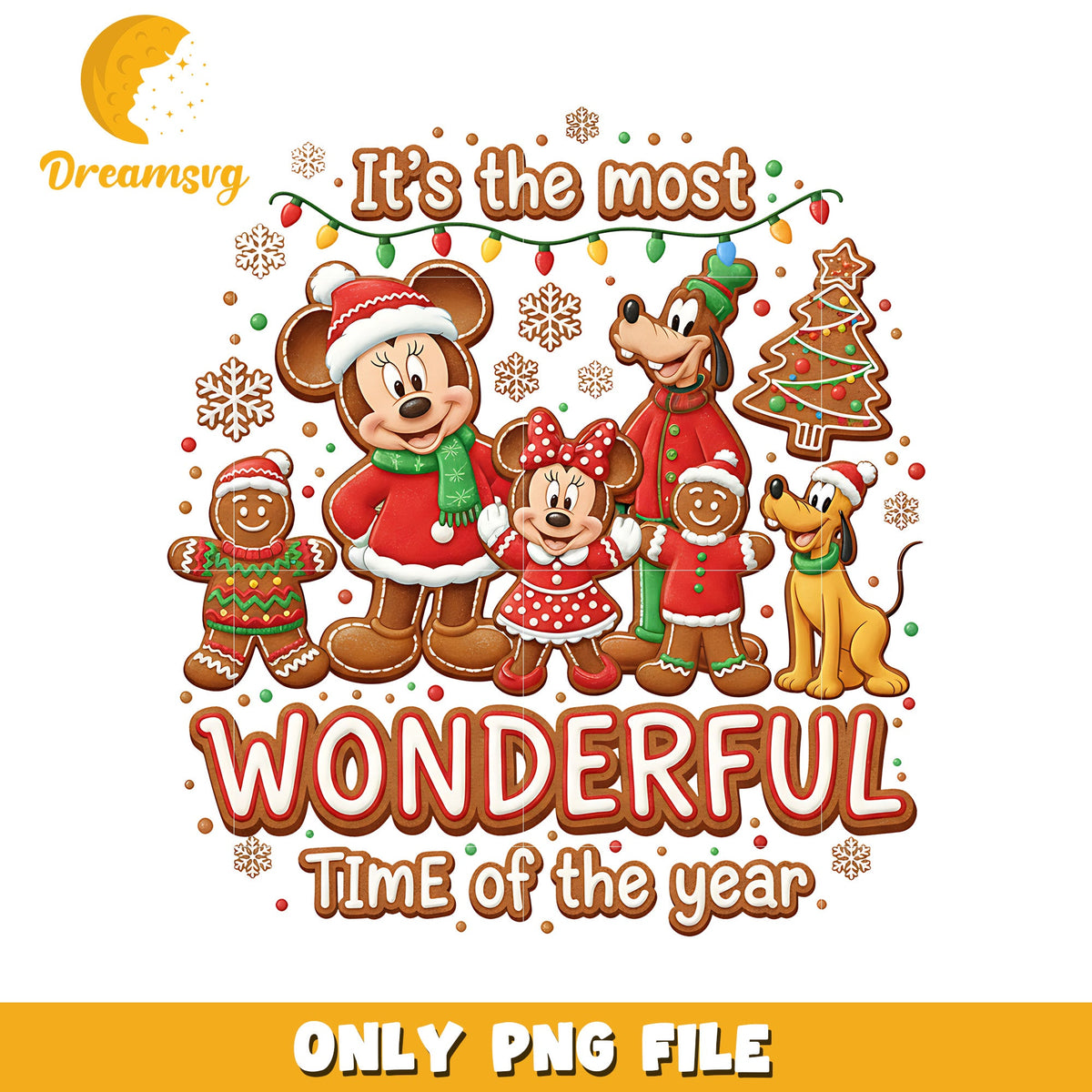 Its the most wonderful png, christmas season png, disney png