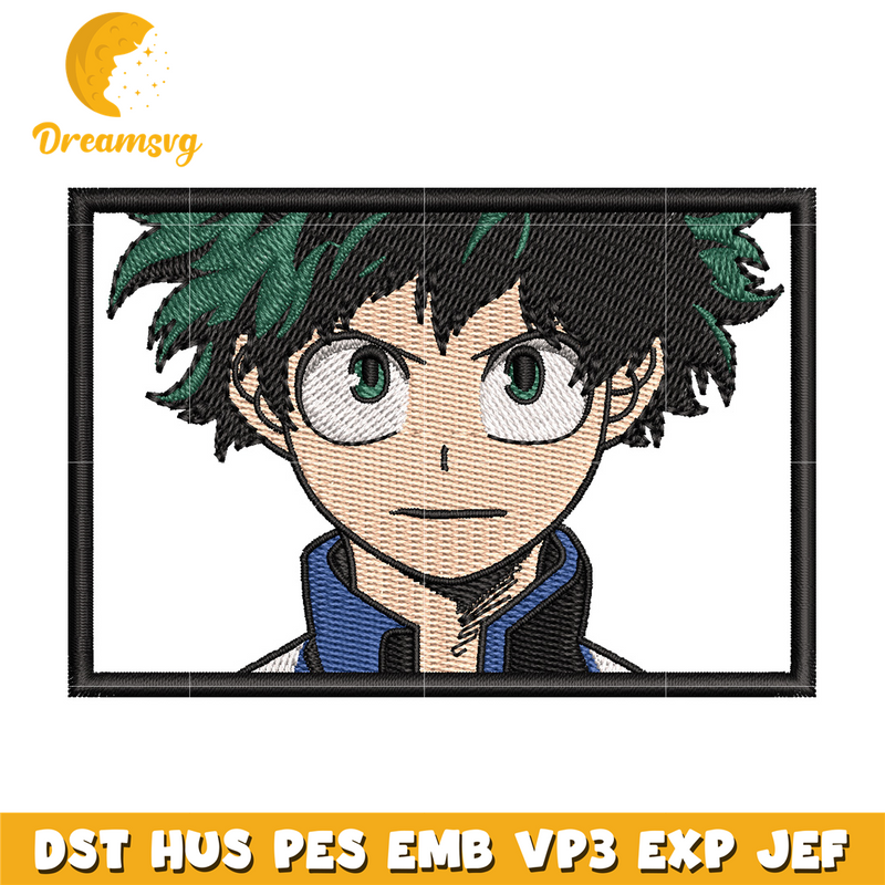 Izuku frame embroidery design