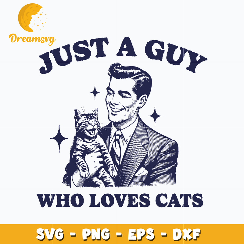 Just a guy who loves cat SVG