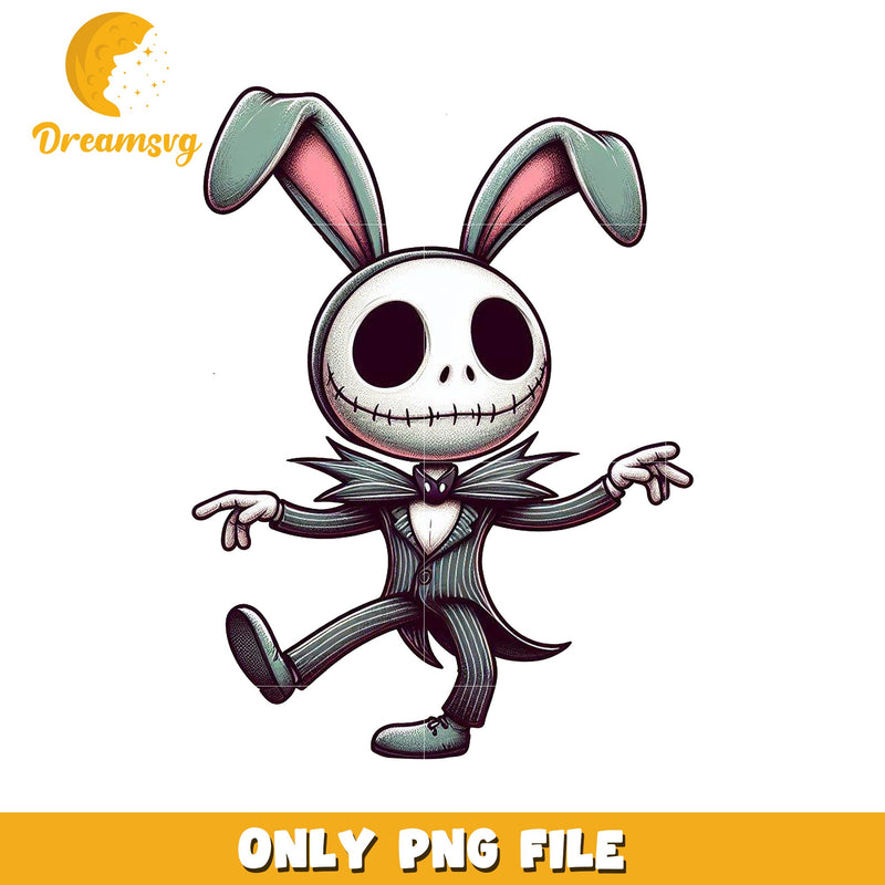 Jack Skellington Bunny PNG File for Creative Projects