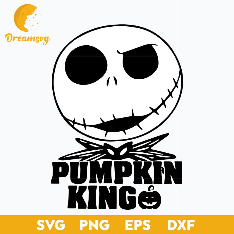 Jack Skellington Pumpkin King svg, Halloween svg, png, dxf, eps digital file.