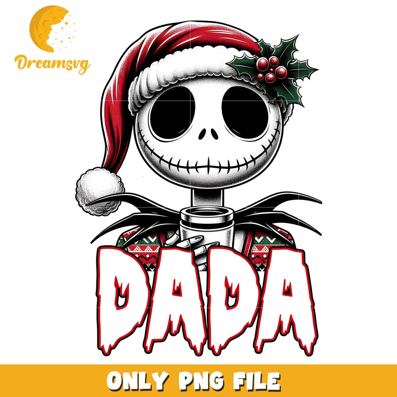 Jack Skellington dada christmas png, halloween movies png