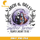 Jack and Sally couple Nightmare horror movies png, Horror movies killers png