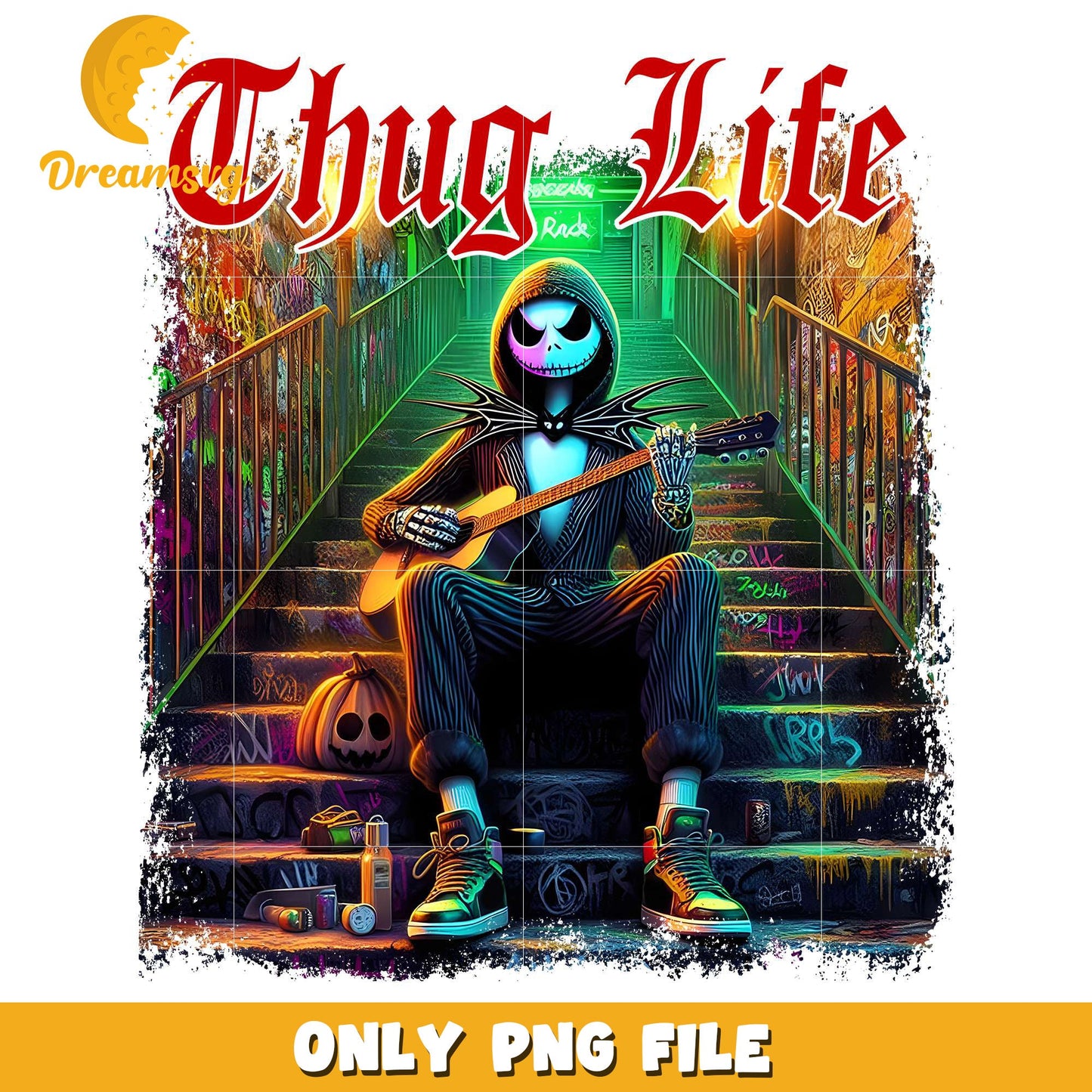 Jack skellington thug life png, halloween characters png, halloween design png