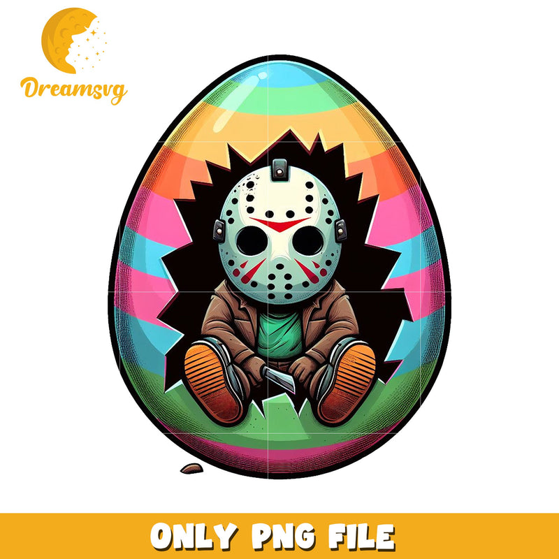 Jason Easter Egg PNG Design