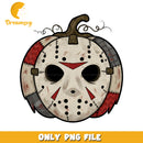 Jason pumpkin png, halloween season png, halloween movies png