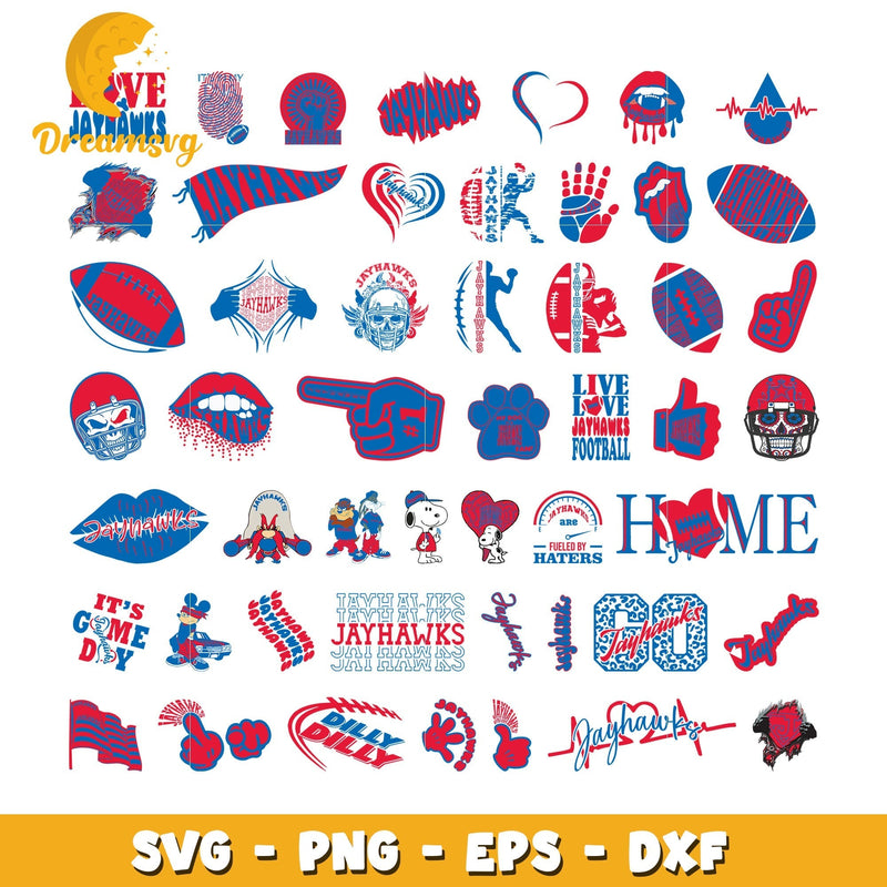 Kansas jayhawks logo ncaa bundle svg, Kansas jayhawks svg