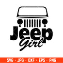 Jeep Girl Svg, Offroad Svg, Outdoors Svg, Outdoor Life Svg, Cricut, Silhouette Cut File