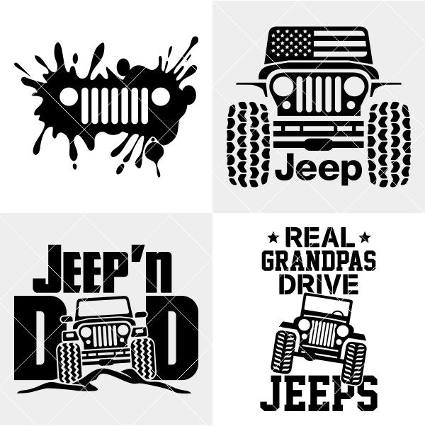 Jeep Logo Svg Bundle, Jeep Svg, Jeep Logo Png, Jeep Cricut Designs