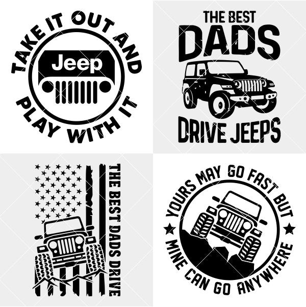 Jeep Svg Bundle, Jeep Svg, Jeep Mama Svg, Jeep Dad Svg, Cricut, Silhouette Cut Files