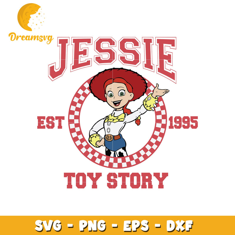 Jessie toy story est 1995 svg, Jessie character svg, toy story svg