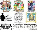 Jimmy Buffett Signature png bundle, instant download