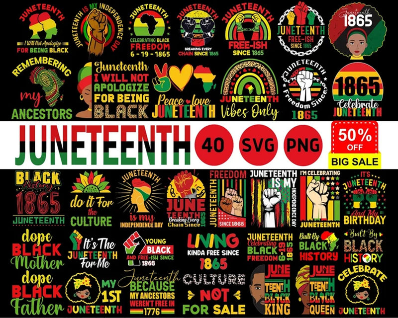 Juneteenth svg bundle - Digital download