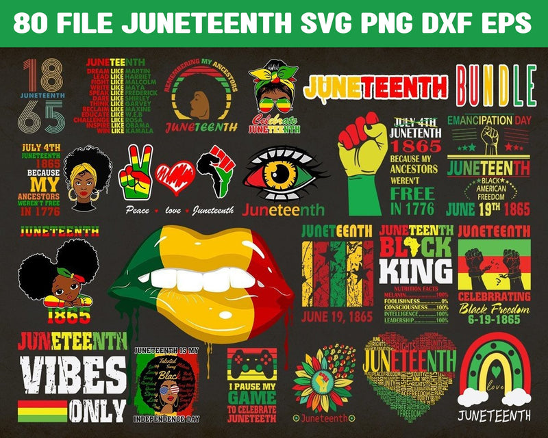 Juneteenth Svg bundle - Digital download