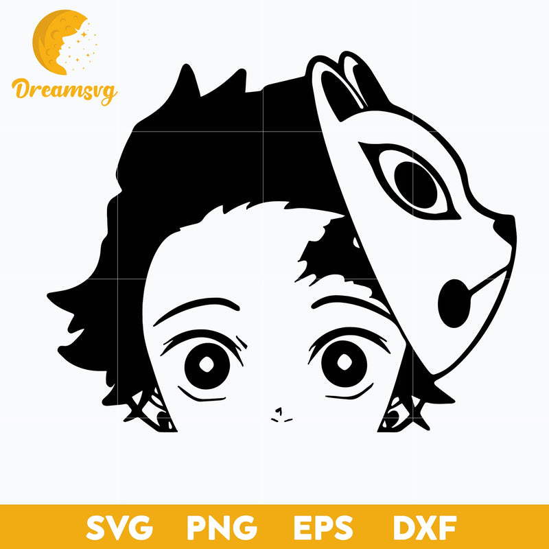 Kamado Tanjiro Svg, Anime Svg, Kimetsu No Yaiba Svg, Japanese Svg, Anime Svg, png, eps, dxf digital download.