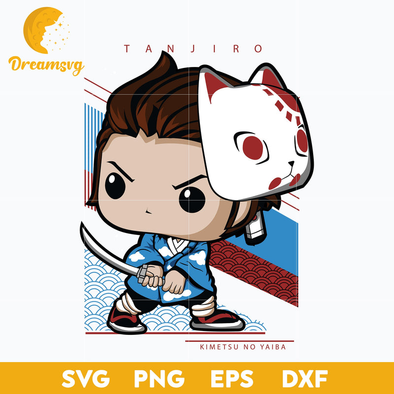 Funko Tanjiro Svg, Kamado Tanjiro Svg, Kimetsu No Yai Svg, Demon Slayer Svg, Love Anime Svg, Japanese Anime Svg, Anime Svg, png, eps, dxf digital download.