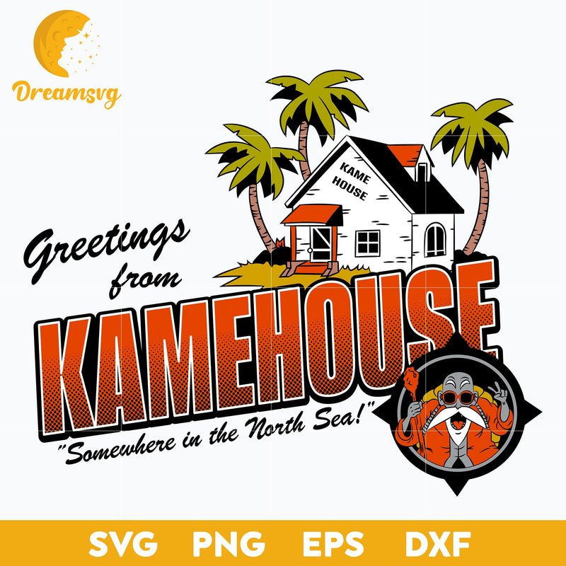 Kame House Svg, Dragon Ball Svg, Dragon Ball Z Svg, Tv Show Svg, Anime Svg, png, eps, dxf digital download.