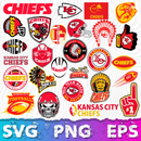 Kansas City Chiefs Logo SVG, KC Chiefs PNG Logo Transparent, SVG Cut Files For Cricut / Silhouette