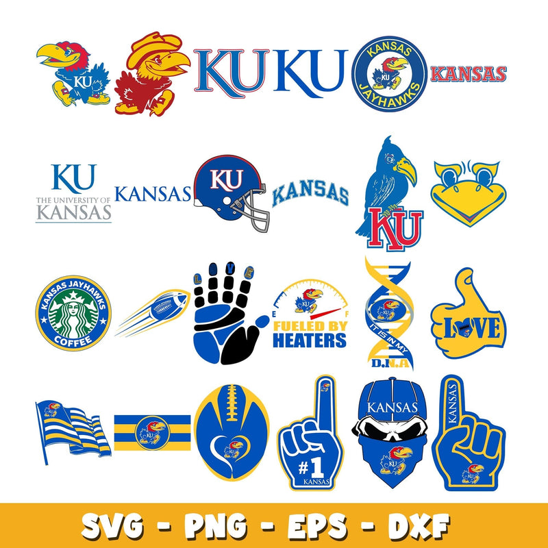 Kansas Jayhawks Bundle svg, Kansas Jayhawks logo svg, ncaa svg