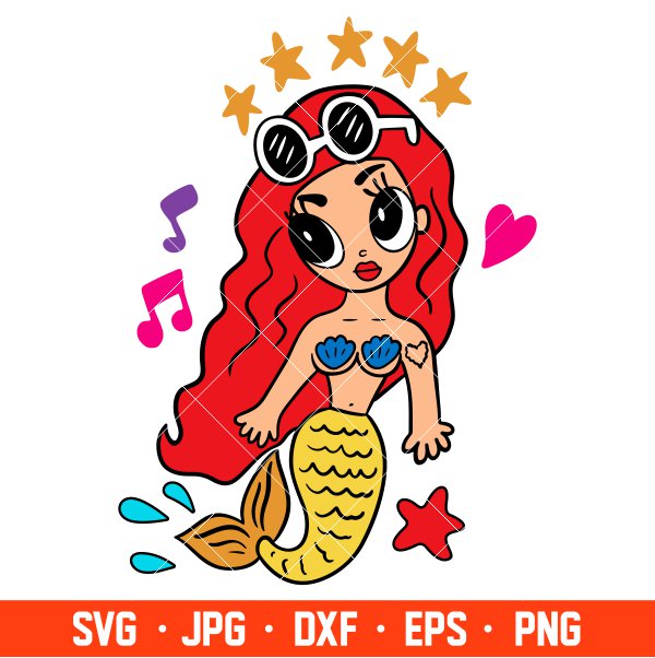 Karol G Mermaid Svg, Manana Sera Bonito Svg, La Bichota Svg, Karol G Svg, Cricut, Silhouette Vector Cut File