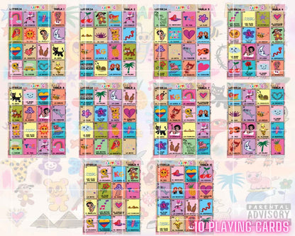 Premier Karol G Mañana Sera Bonito Loteria Full Game Set. Instant Download. PNG/PDF