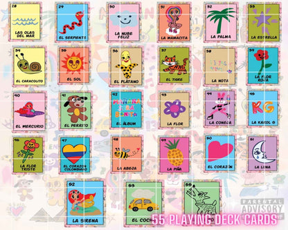 Premier Karol G Mañana Sera Bonito Loteria Full Game Set. Instant Download. PNG/PDF