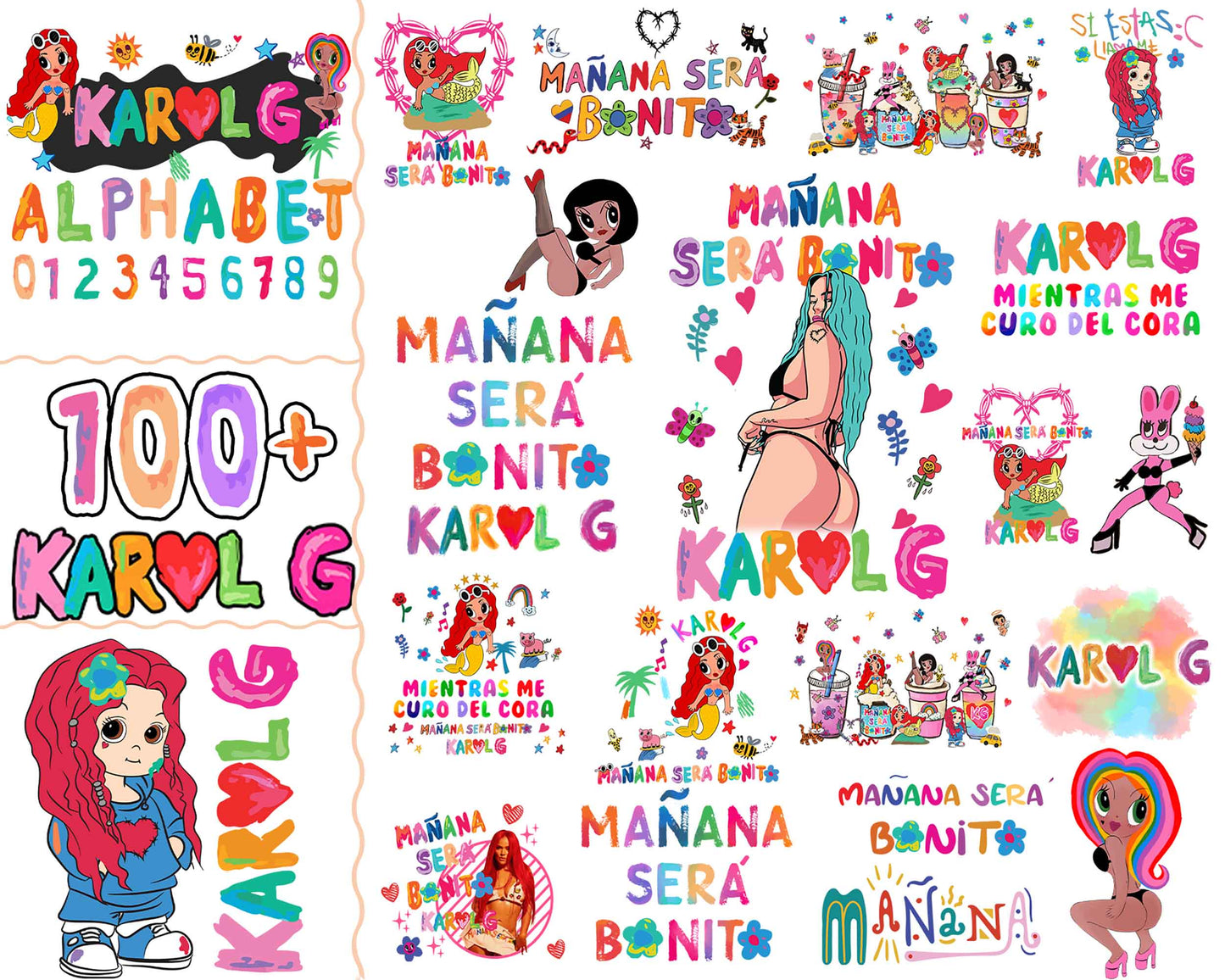 Mega 100 Karol G PNG, Mañana Será Bonito, Karol G New Album Cover,Karol G PNG Clipart