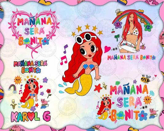 5+ Karol G PNG Bundle, Mañana Será Bonito, Karol G New Album Cover,Karol G Clipart