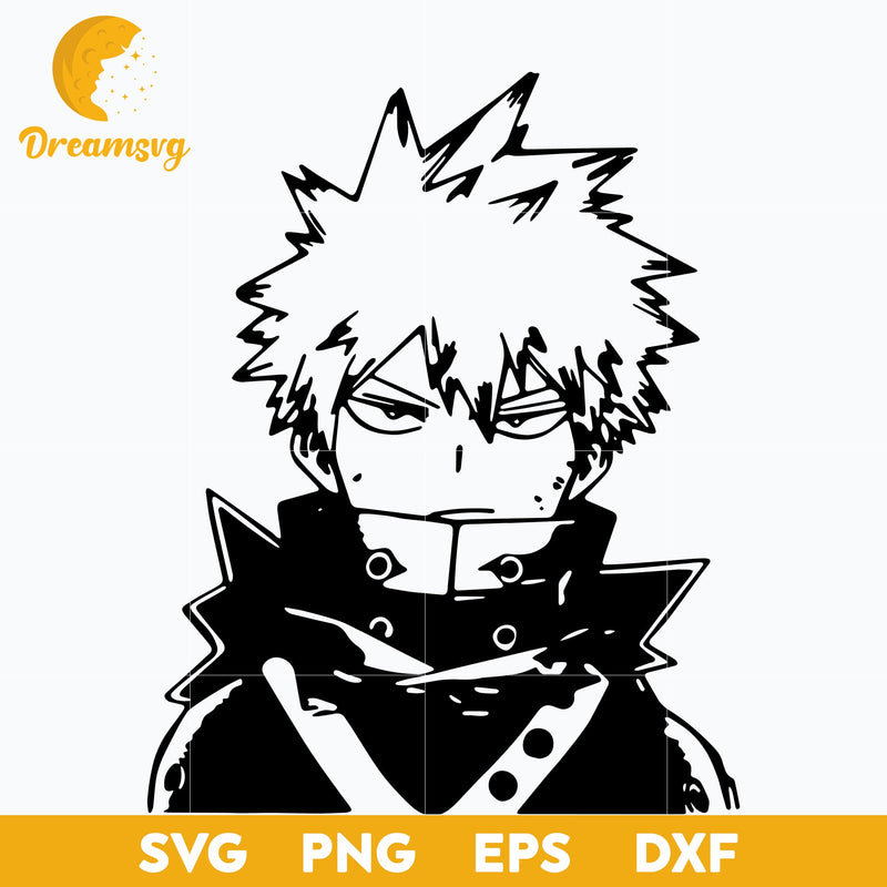 Katsuki Bakugou Svg, Class 1 A Student Svg, Katsuki Hero Svg, My Hero Academia Svg, Anime Manga Svg, Anime Svg, png, eps, dxf digital download.