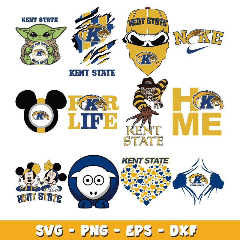 Kent State logo Bundle svg, Kent State logo svg, ncaa svg