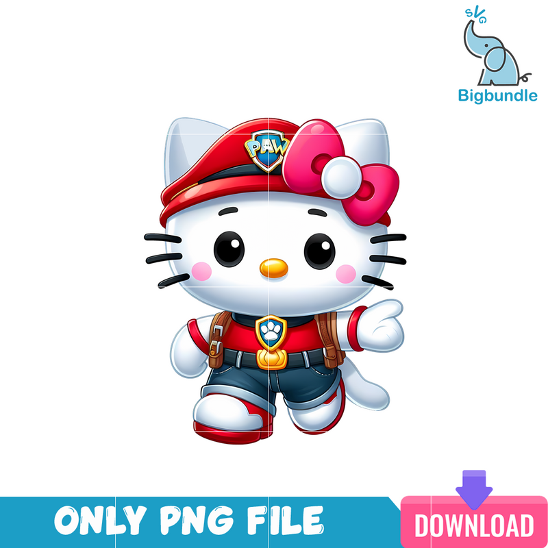 Paw Patrol Hello Kitty PNG