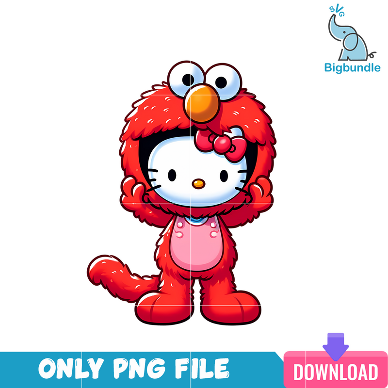 Sesame Red Hello Kitty PNG