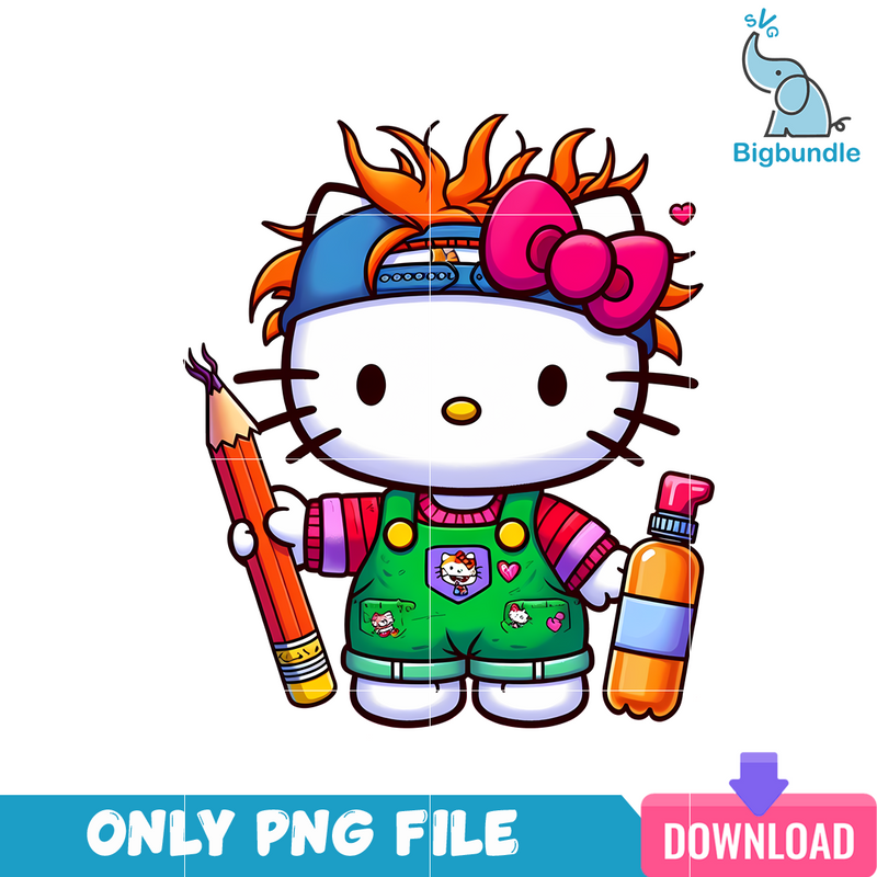 Rugrats Characters Hello Kitty PNG