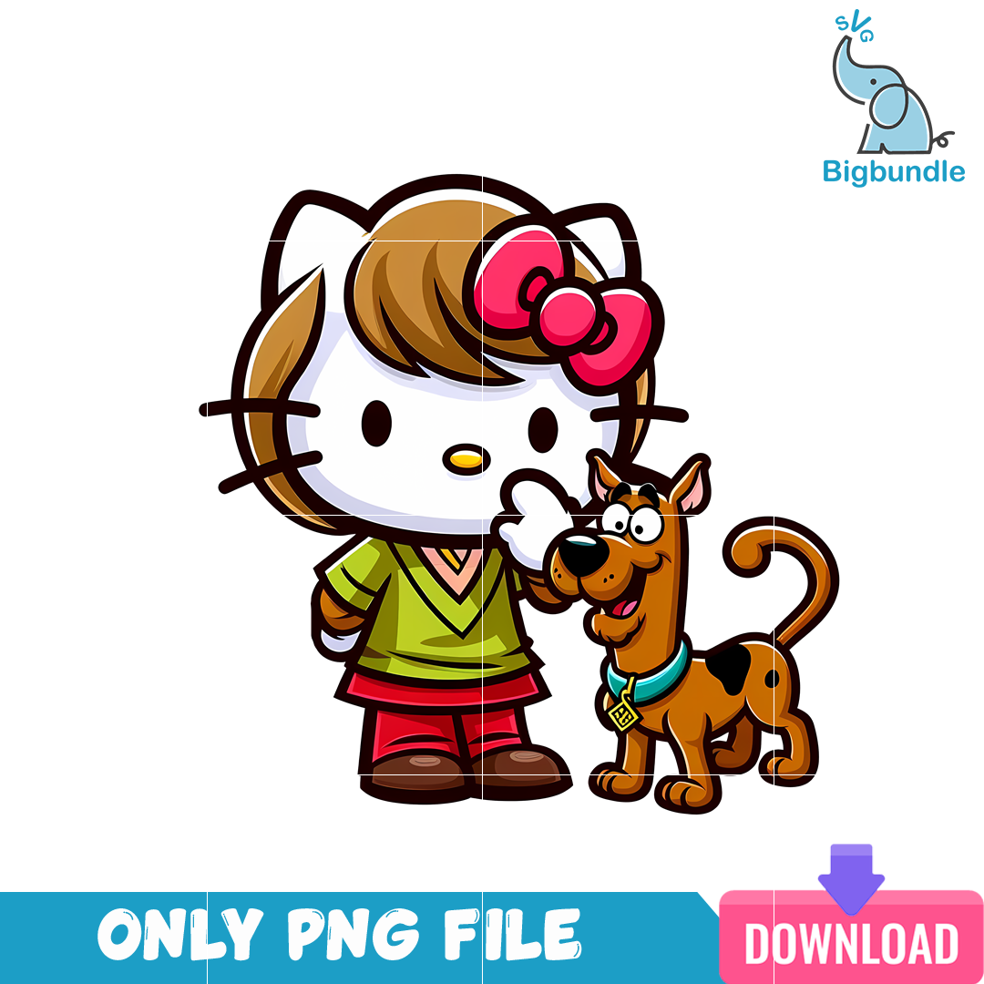 Velma Dinkley Scooby Doo Hello Kitty PNG