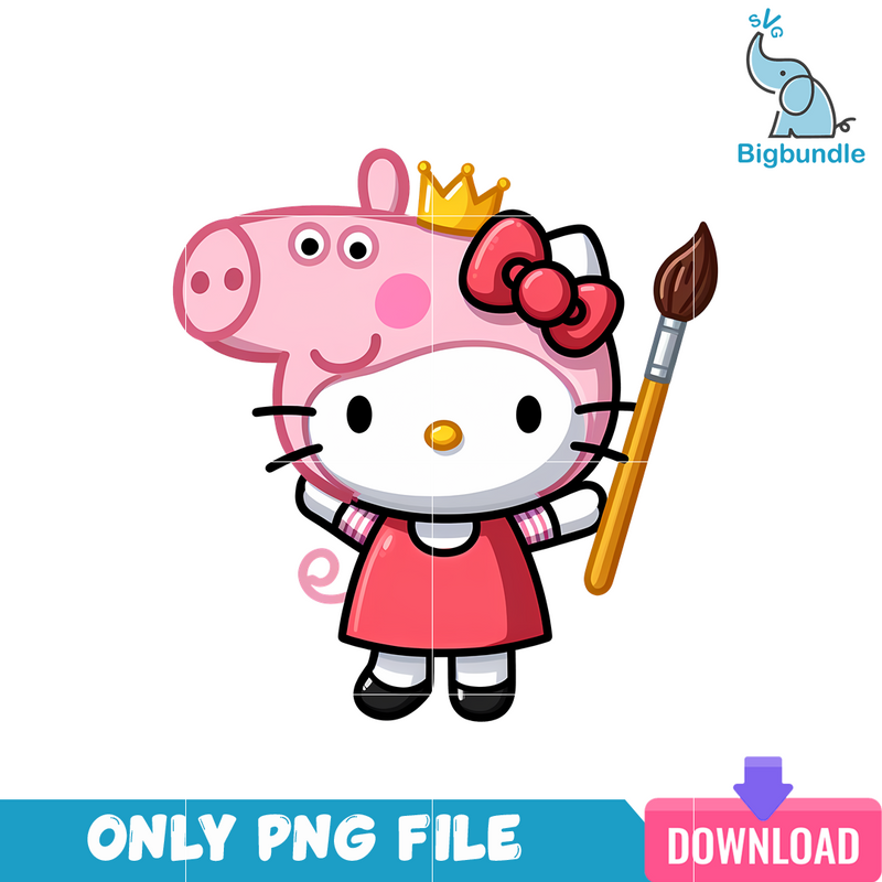 Peppa Pig Hello Kitty PNG