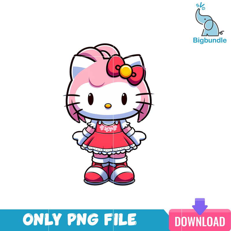 Anime Girl Hello Kitty PNG