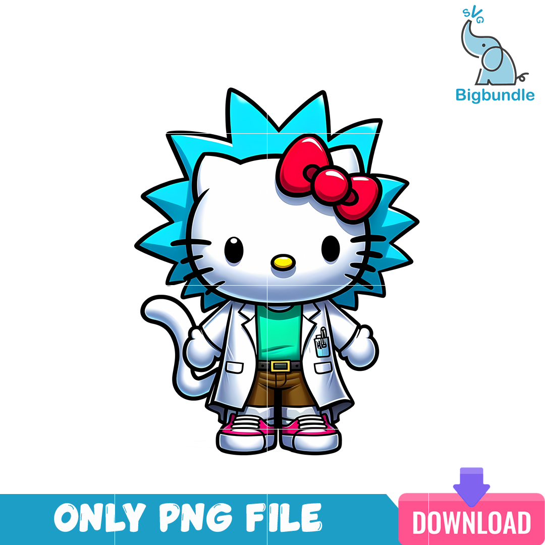 Rick Sanchez Hello Kitty PNG