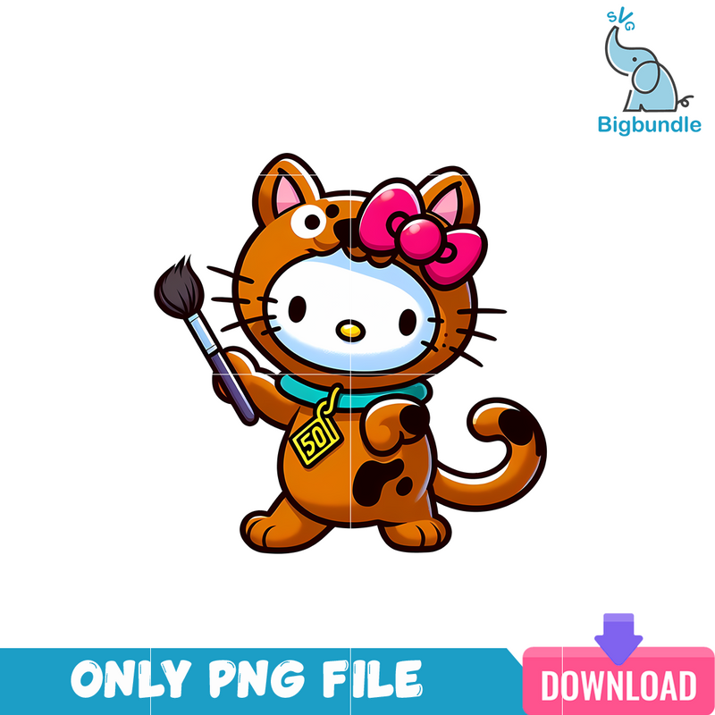 Scooby Doo Hello Kitty PNG