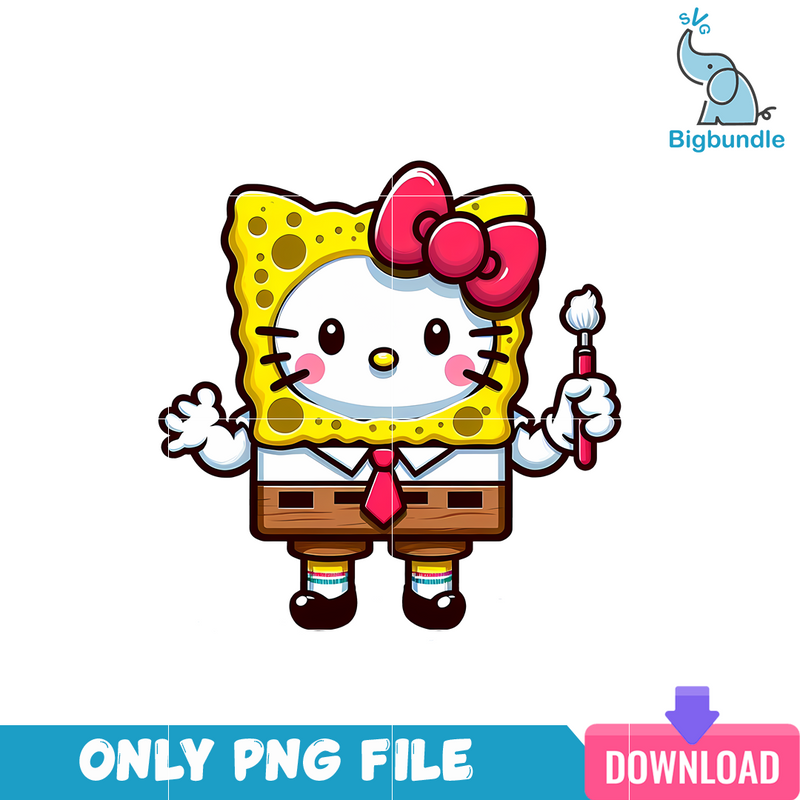 SpongeBob Hello Kitty PNG