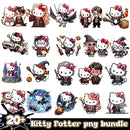 Kitty Harry Potter PNG 20+ bundle