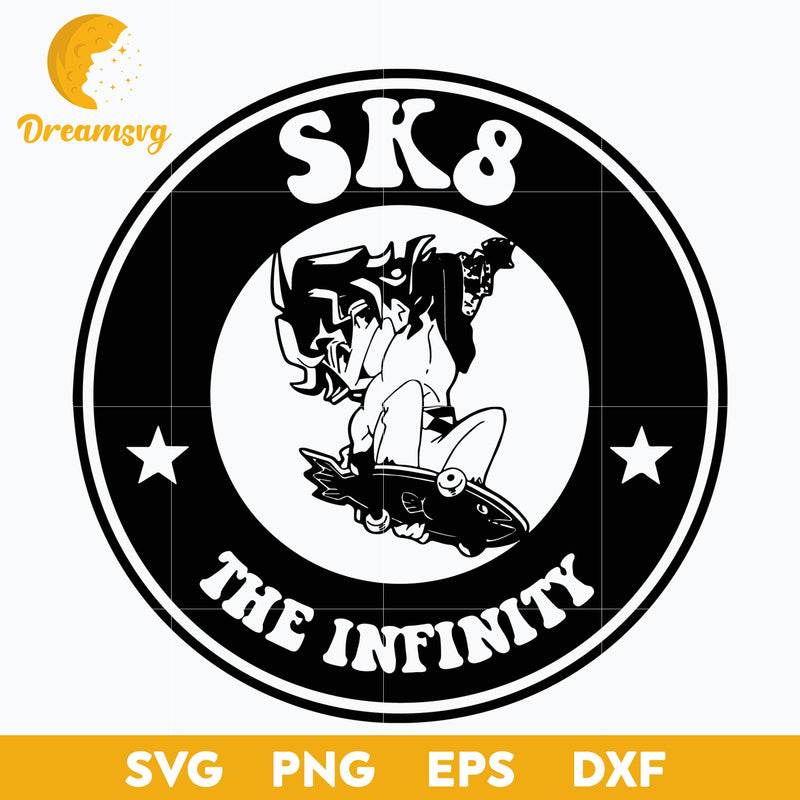 Kojiro Nanjo Svg, Joe Svg, SK8 The Infinity Svg, Anime Svg, png, eps, dxf digital download.