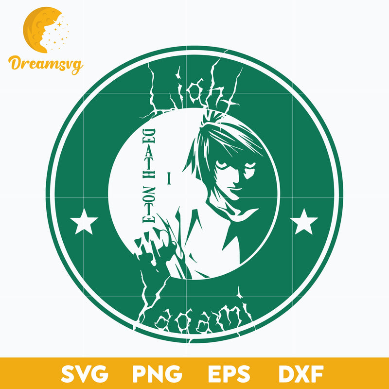 L Lawliet Svg, Light Yagami Svg, Death Note Svg, Japanese Svg, Anime Svg, png, eps, dxf digital download.