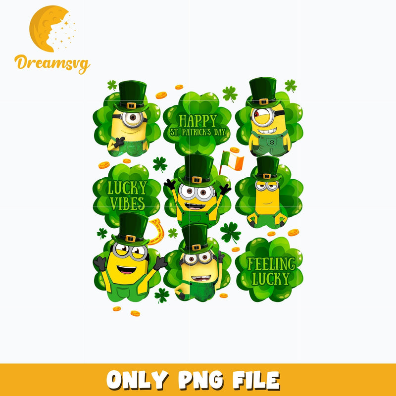 Minions lucky leaf patrick's day Png