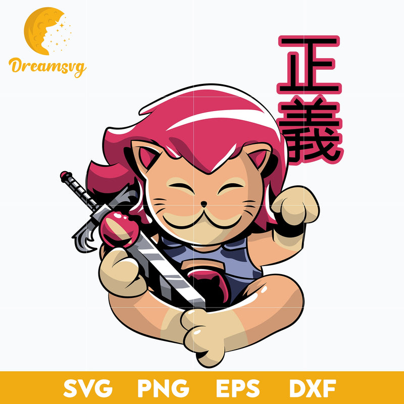 Leon O Maneki Neko Cat Svg, Cat Svg, Maneki Neko Svg, Japanese Svg, Anime Svg, png, eps, dxf digital download.