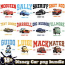 Lightning Mc Queen Bundle 12+ PNG