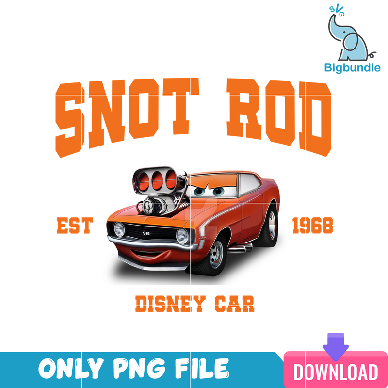 Disney Cars Snot Rod 2024 PNG