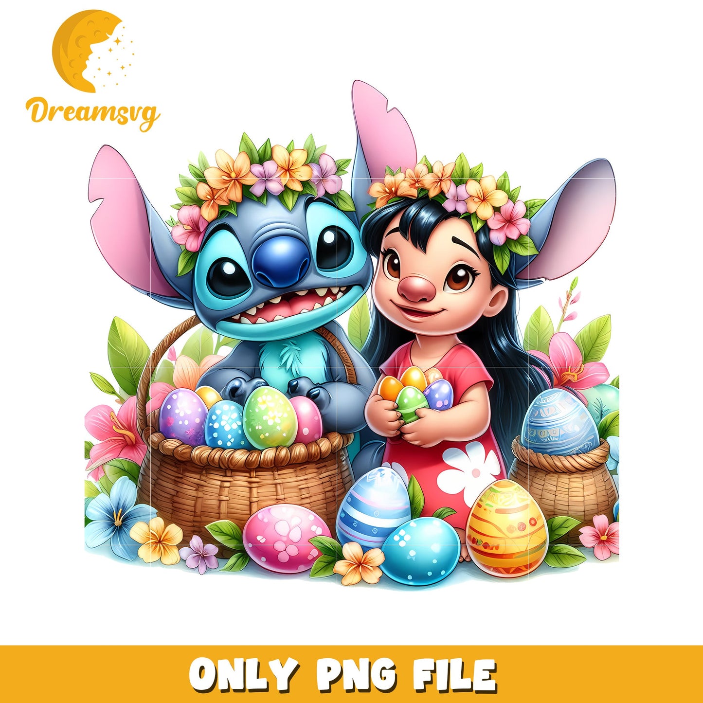 Lilo & Stitch easter eggs costume png, disney character png