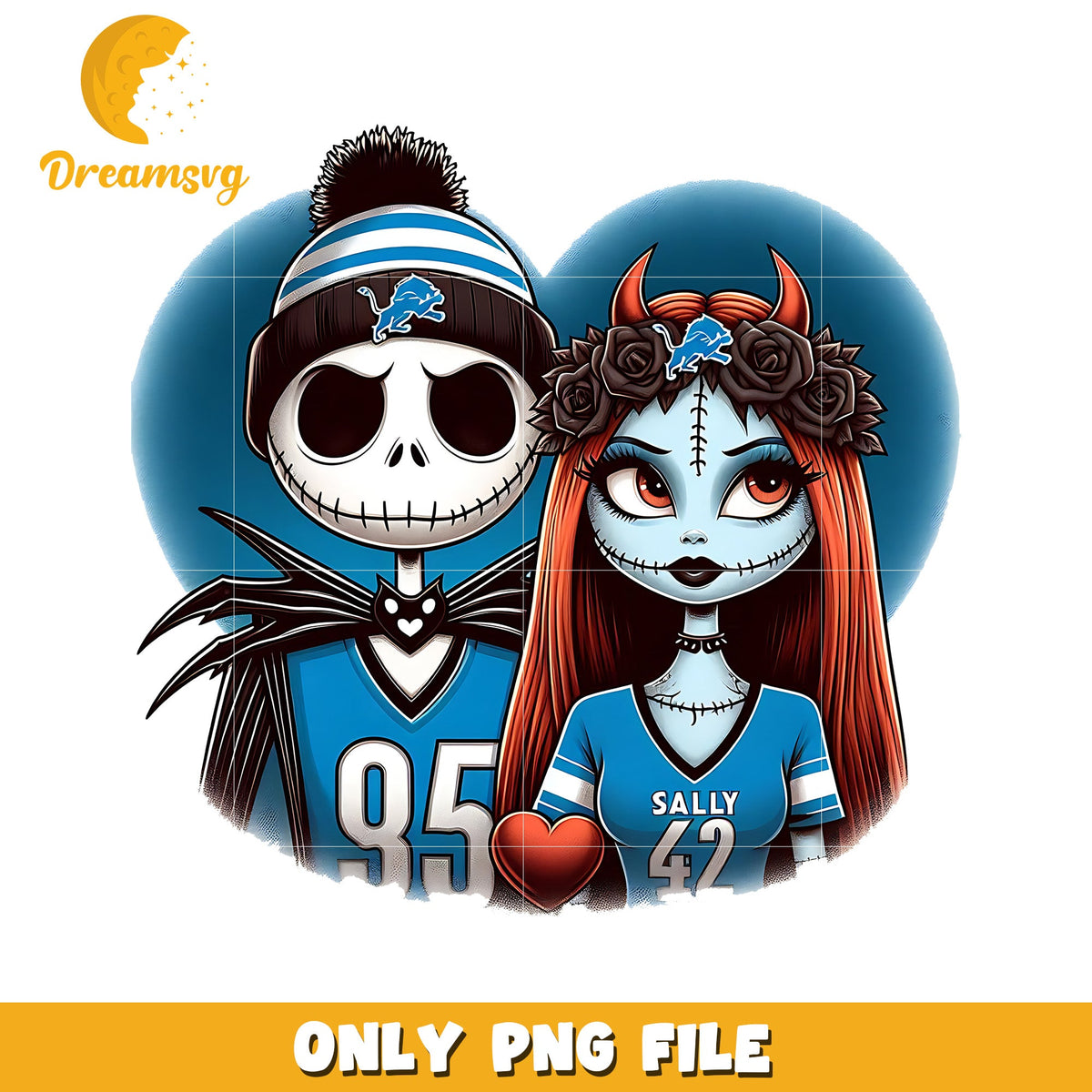 Lions jack and sally png, nfl power rankingsl png, american sports png