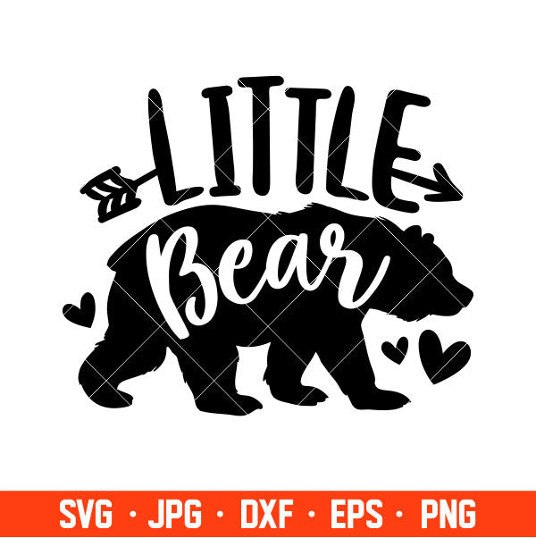 Little Bear Family Svg, Mom Life Svg, Mother’s day Svg, Family Svg, Cricut, Silhouette Vector Cut File